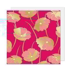 Poppies greeting card