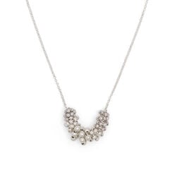 Silver beads pendant necklace by Black & Sigi